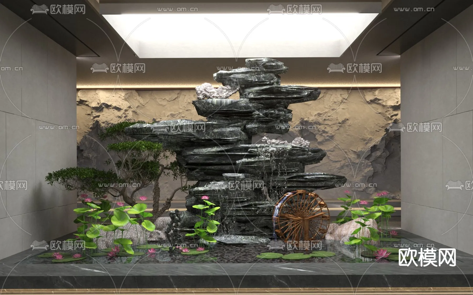 GARDEN DECOR - 3D Model For Interior Design - 2593