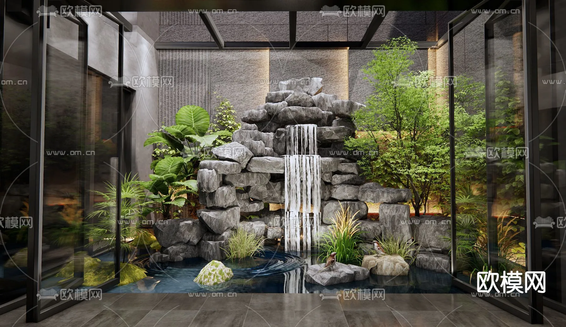 GARDEN DECOR - 3D Model For Interior Design - 2594