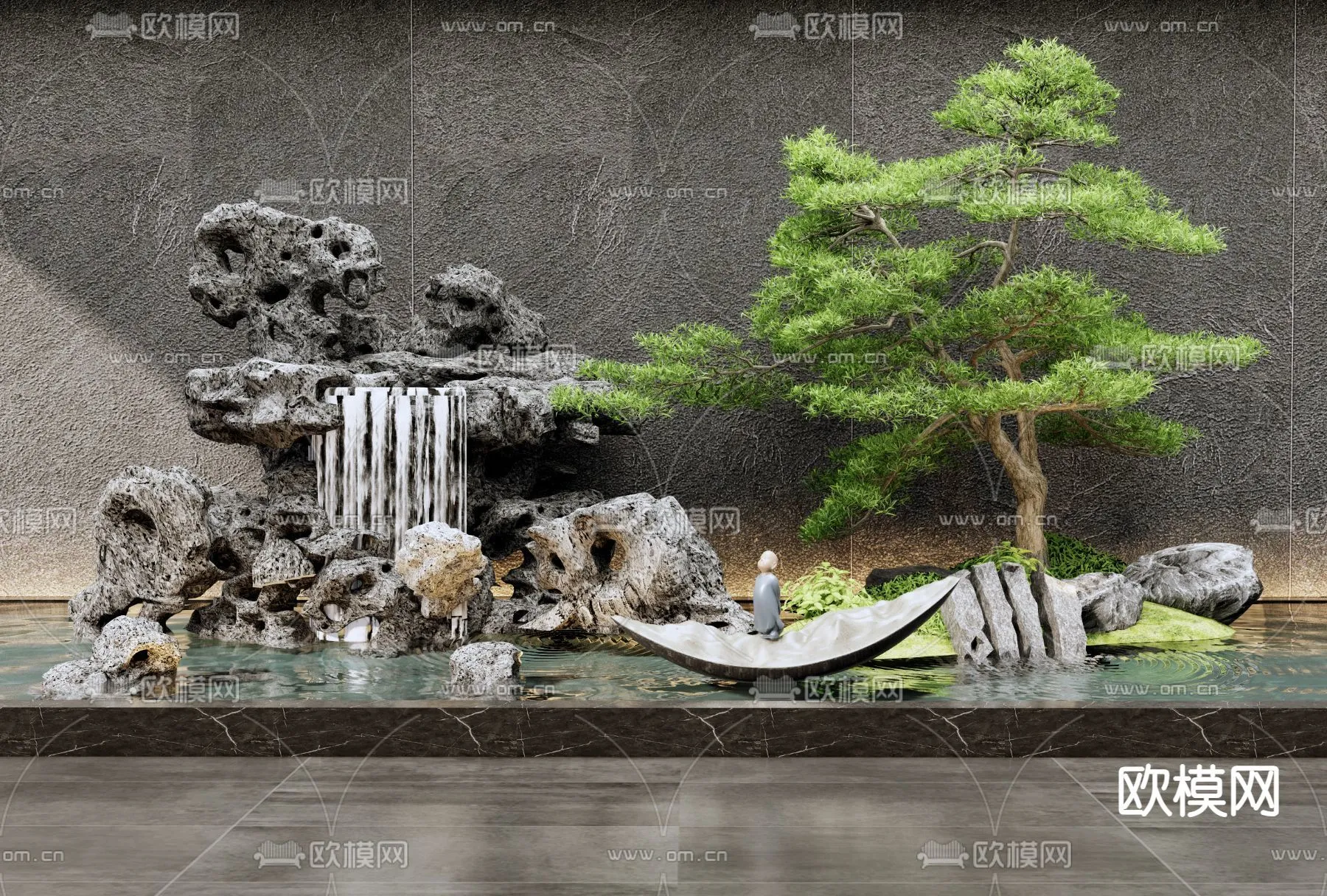 GARDEN DECOR - 3D Model For Interior Design - 2596