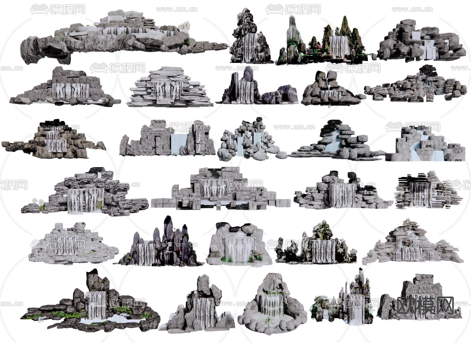 GARDEN DECOR - 3D Model For Interior Design - 2599