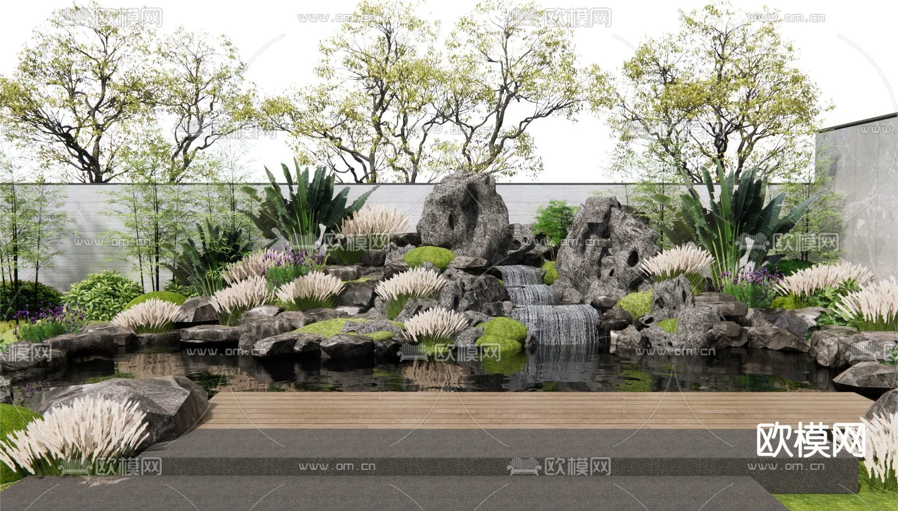 GARDEN DECOR - 3D Model For Interior Design - 2602