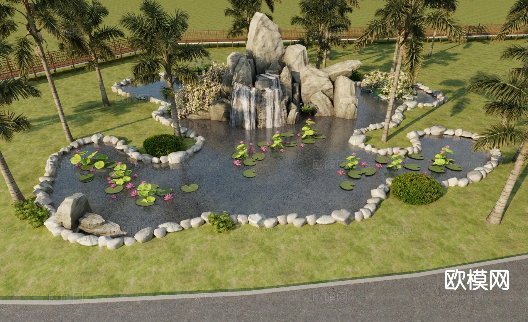 GARDEN DECOR - 3D Model For Interior Design - 2606