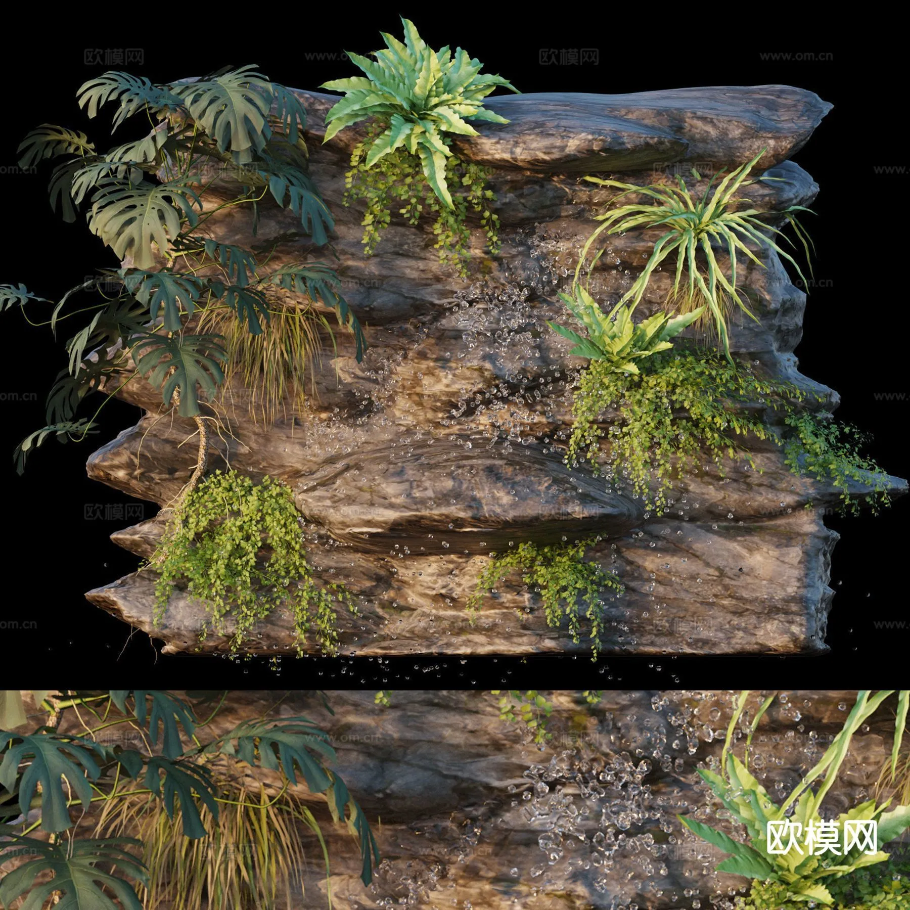 GARDEN DECOR - 3D Model For Interior Design - 2607