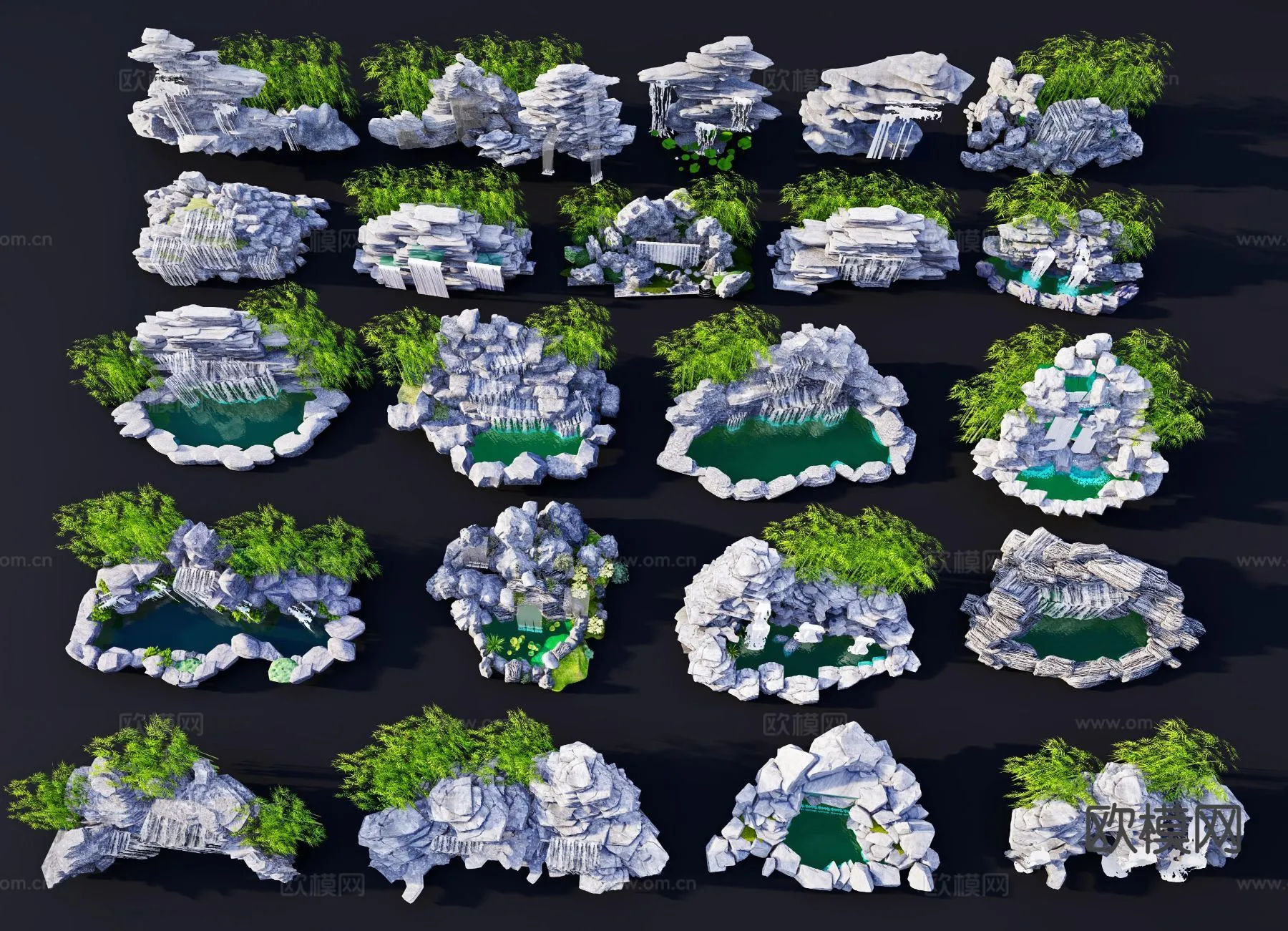 GARDEN DECOR - 3D Model For Interior Design - 2608