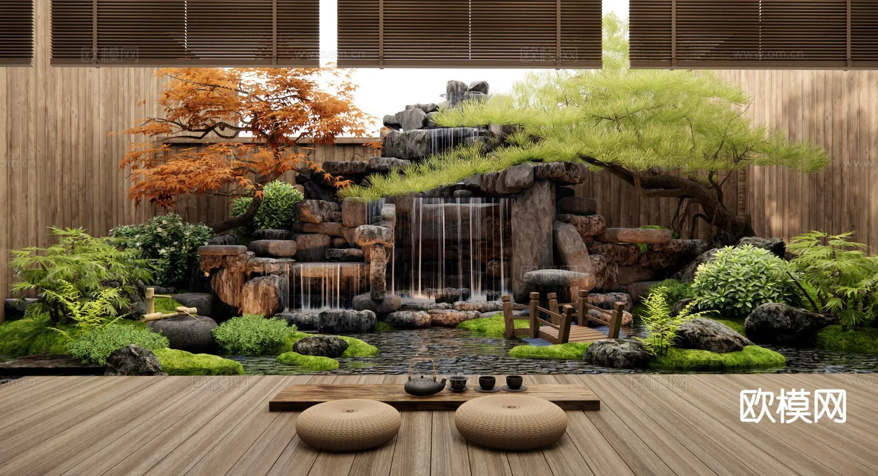 GARDEN DECOR - 3D Model For Interior Design - 2612