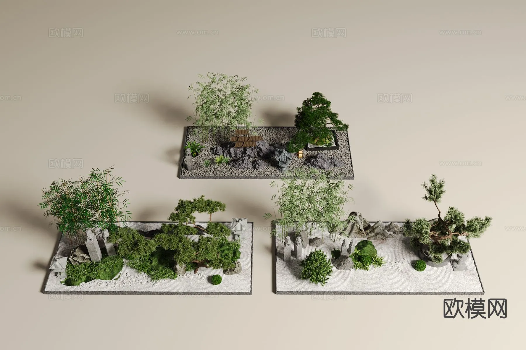 GARDEN DECOR - 3D Model For Interior Design - 2614