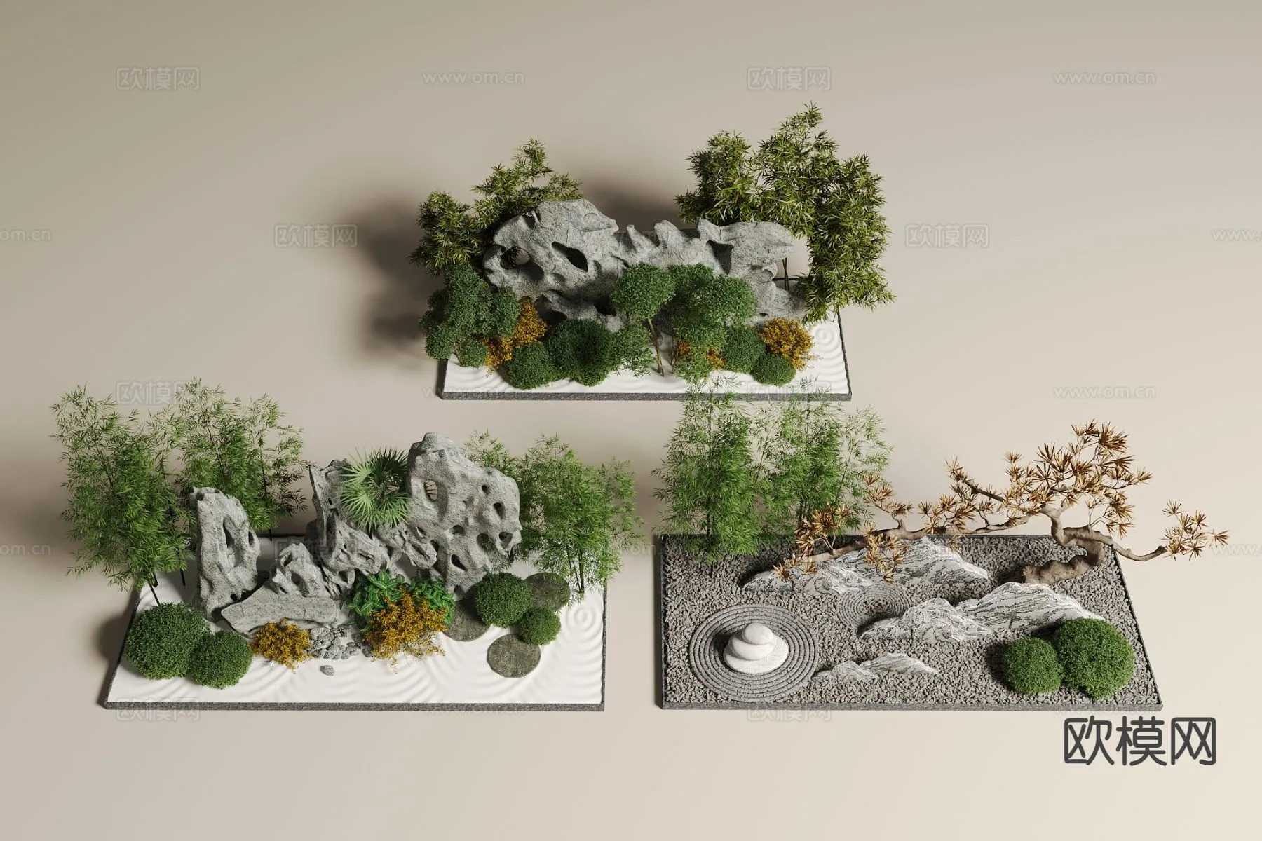 GARDEN DECOR - 3D Model For Interior Design - 2618