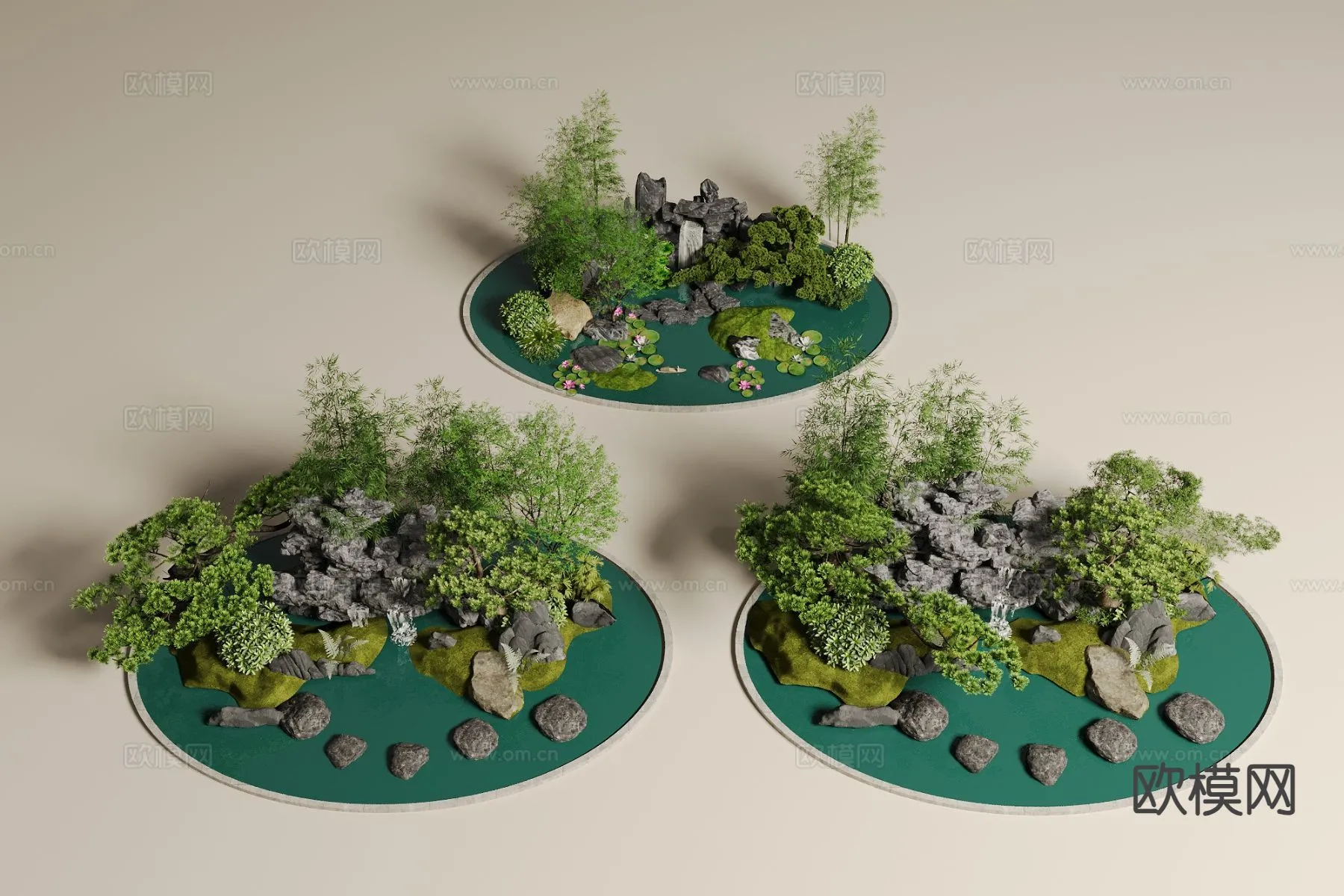 GARDEN DECOR - 3D Model For Interior Design - 2621