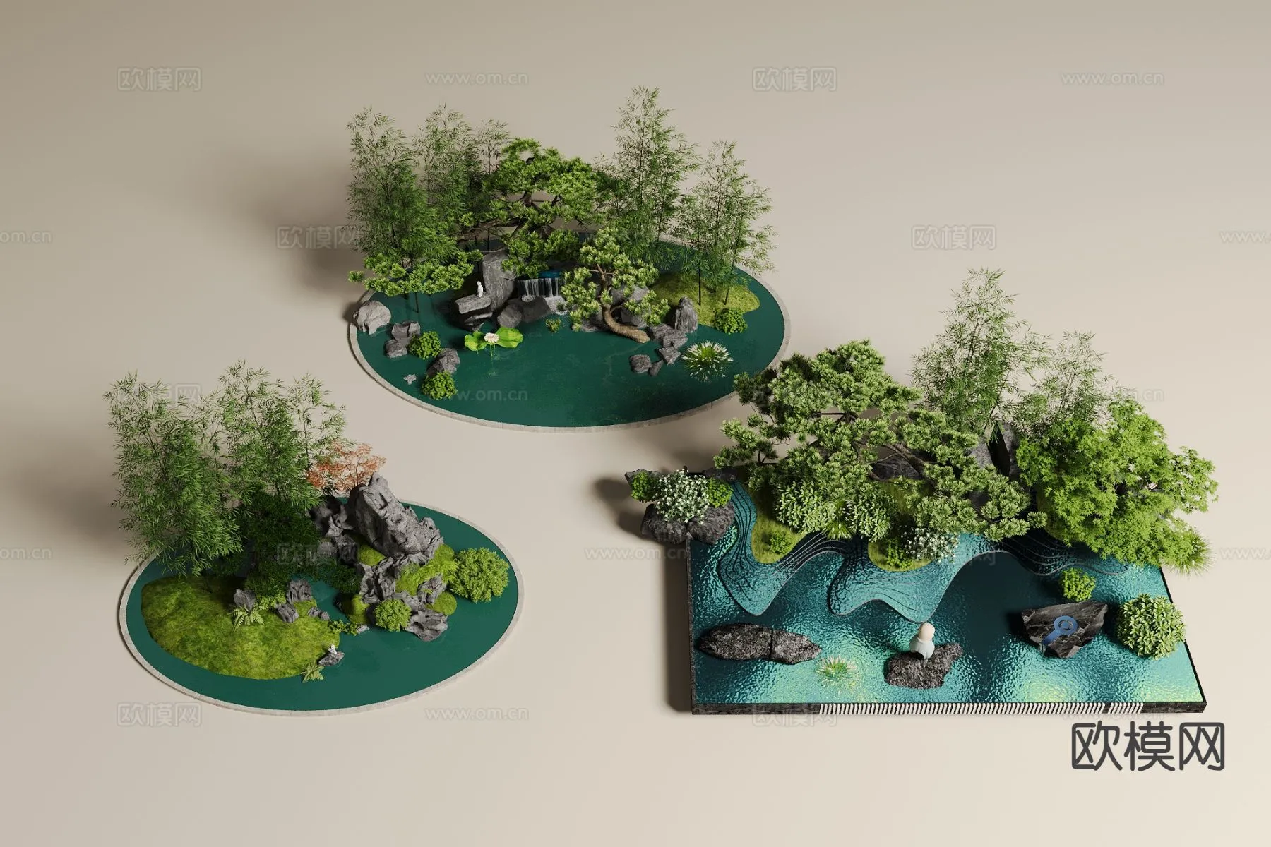 GARDEN DECOR - 3D Model For Interior Design - 2622