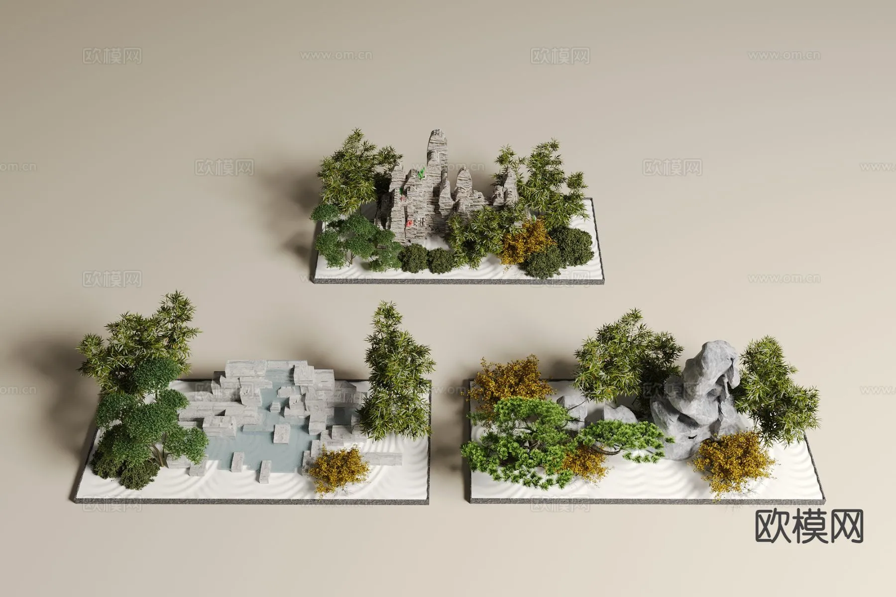 GARDEN DECOR - 3D Model For Interior Design - 2625