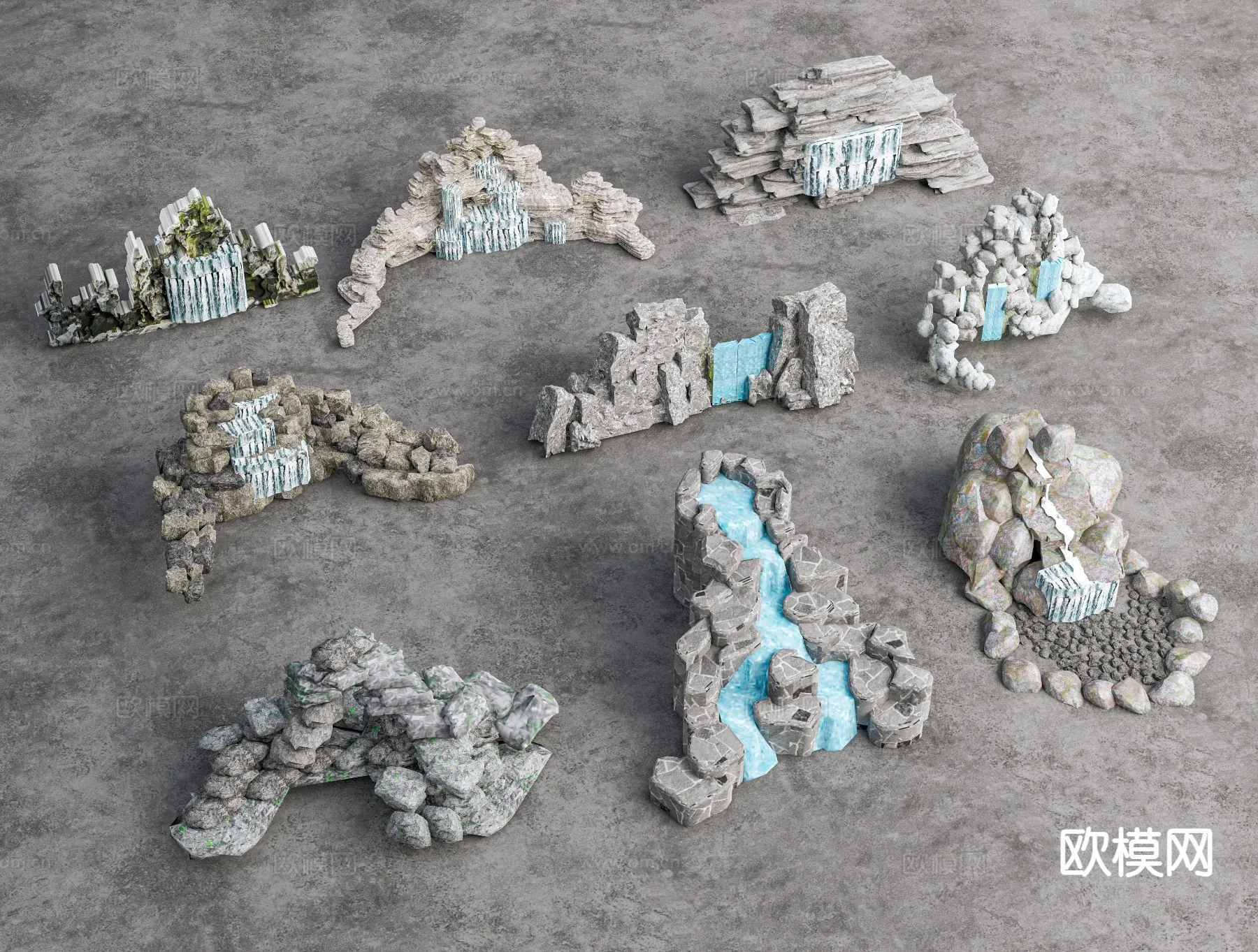 GARDEN DECOR - 3D Model For Interior Design - 2639