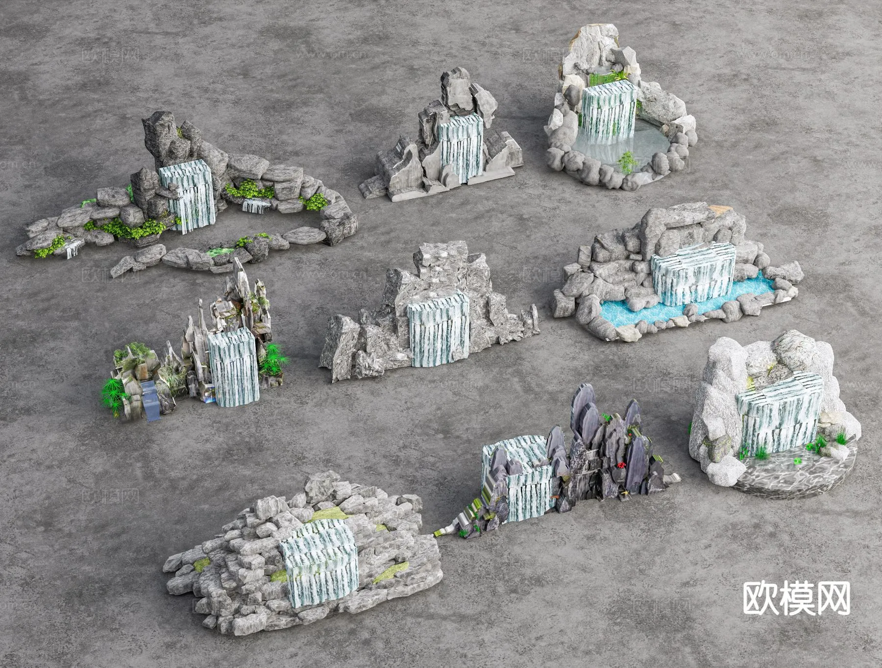 GARDEN DECOR - 3D Model For Interior Design - 2640