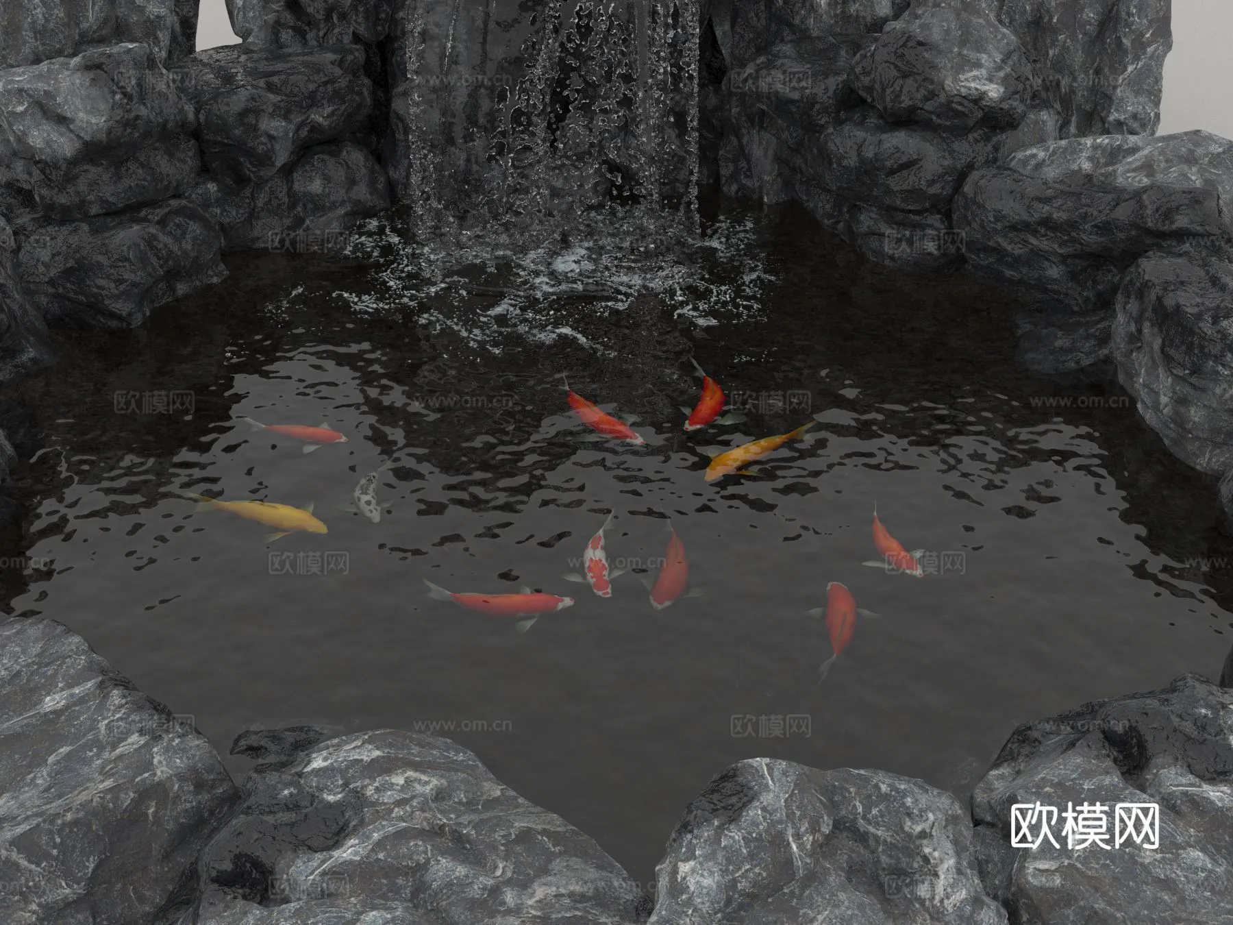 GARDEN DECOR - 3D Model For Interior Design - 2642