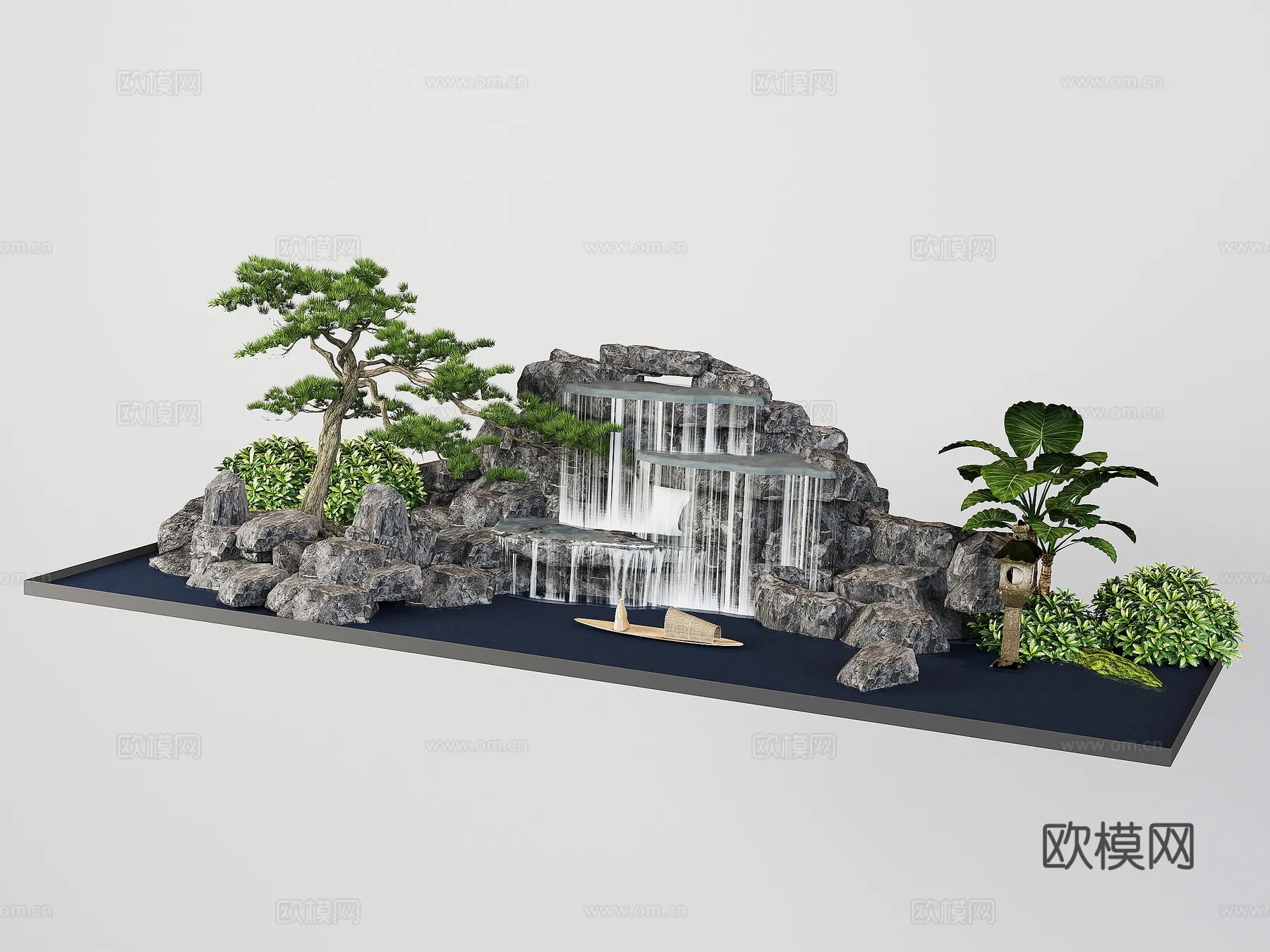 GARDEN DECOR - 3D Model For Interior Design - 2644