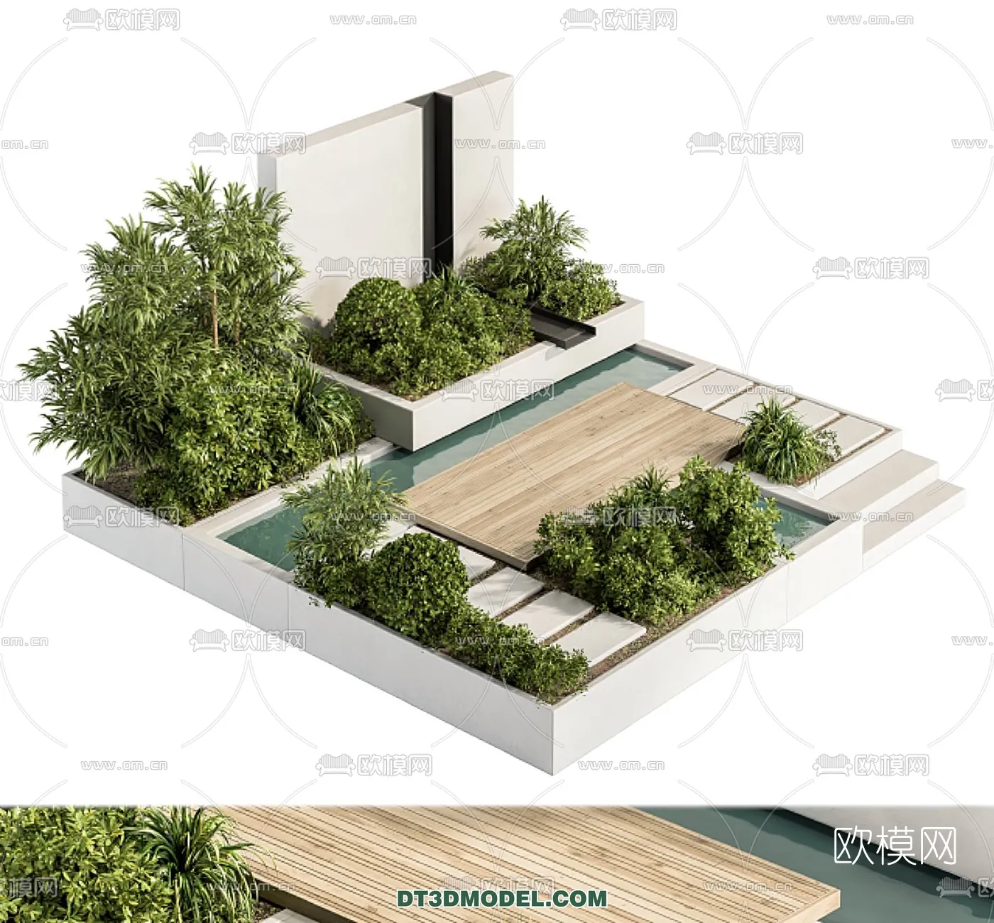 GARDEN DECOR - VRAY / CORONA - 3D MODEL - 3253