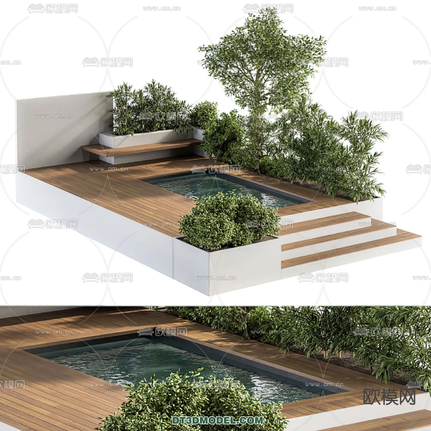 GARDEN DECOR - VRAY / CORONA - 3D MODEL - 3260
