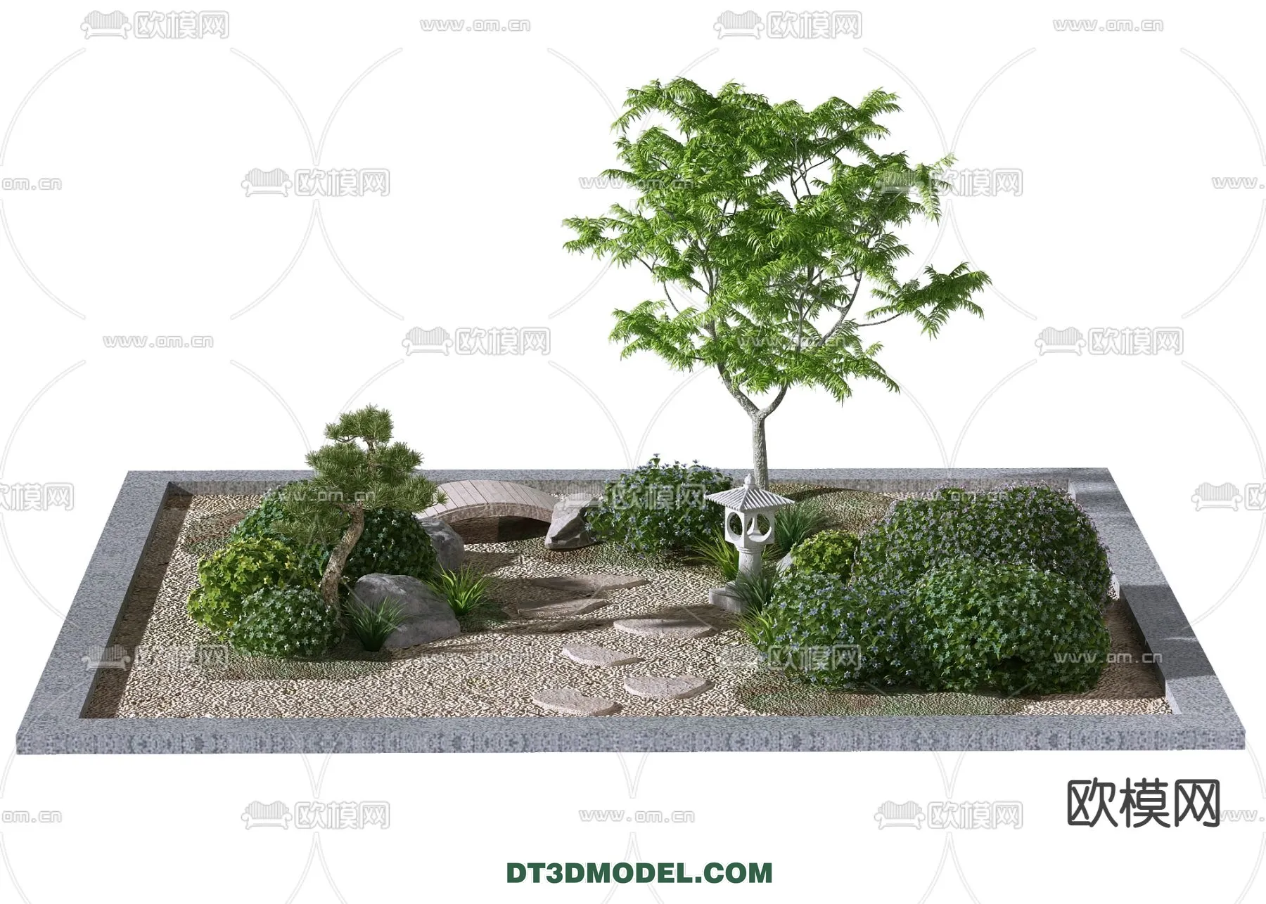 GARDEN DECOR - VRAY / CORONA - 3D MODEL - 3264