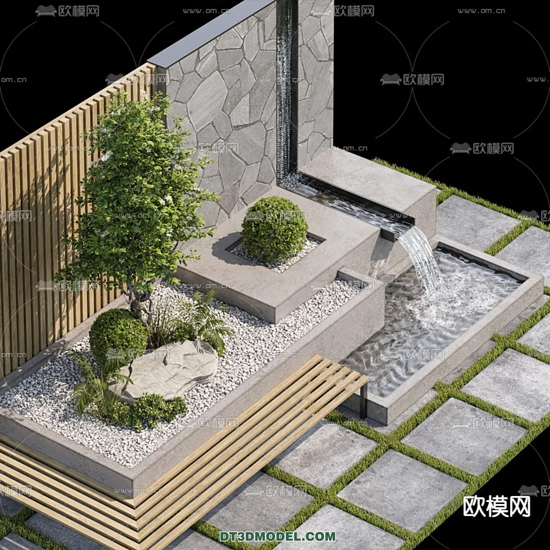 GARDEN DECOR - VRAY / CORONA - 3D MODEL - 3267