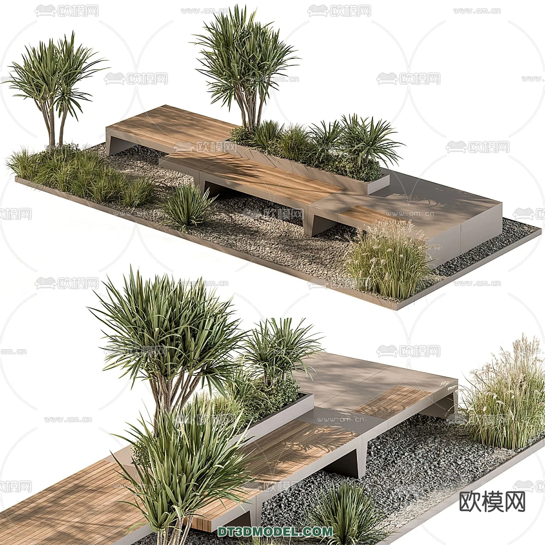 GARDEN DECOR - VRAY / CORONA - 3D MODEL - 3271
