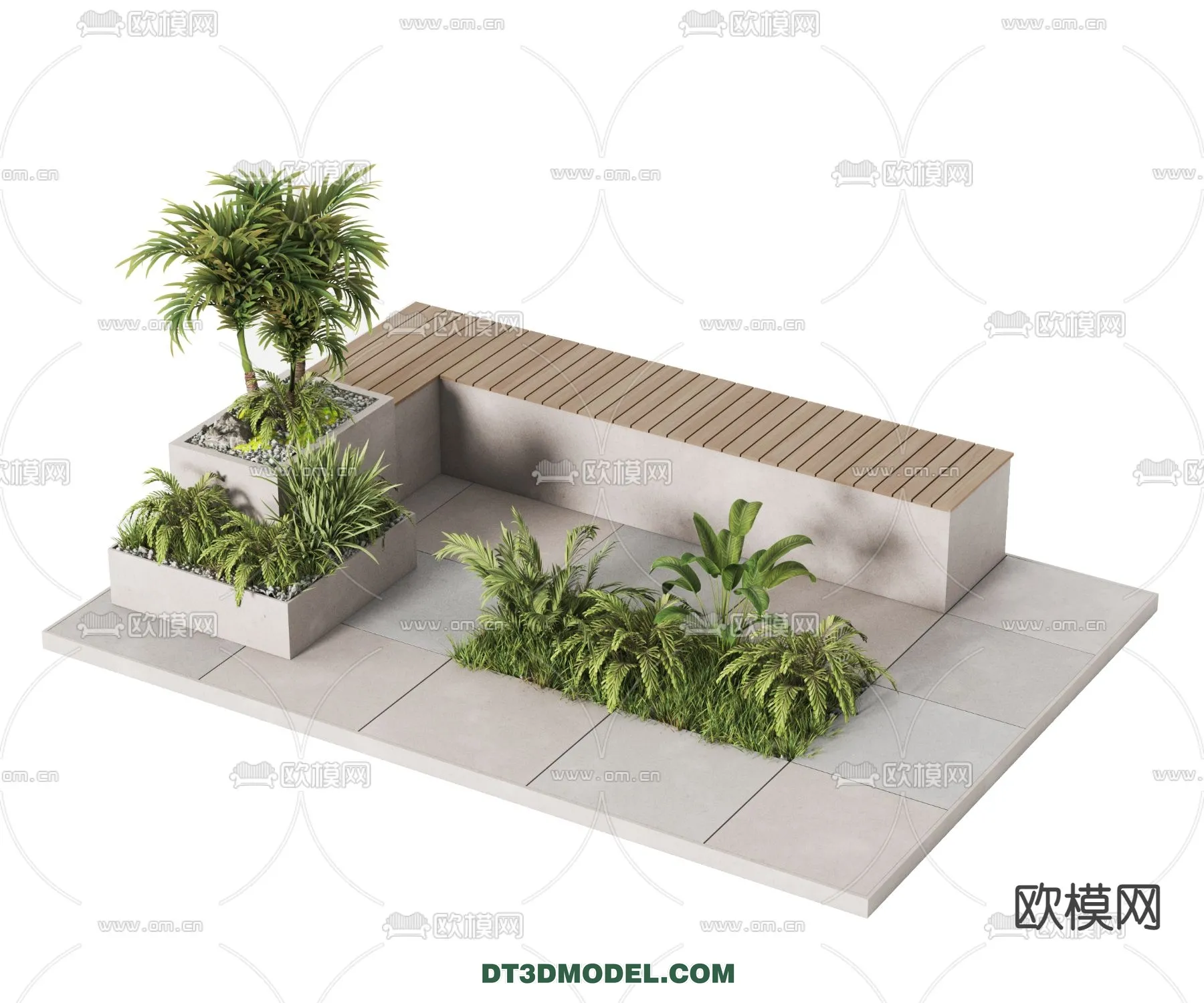 GARDEN DECOR - VRAY / CORONA - 3D MODEL - 3273