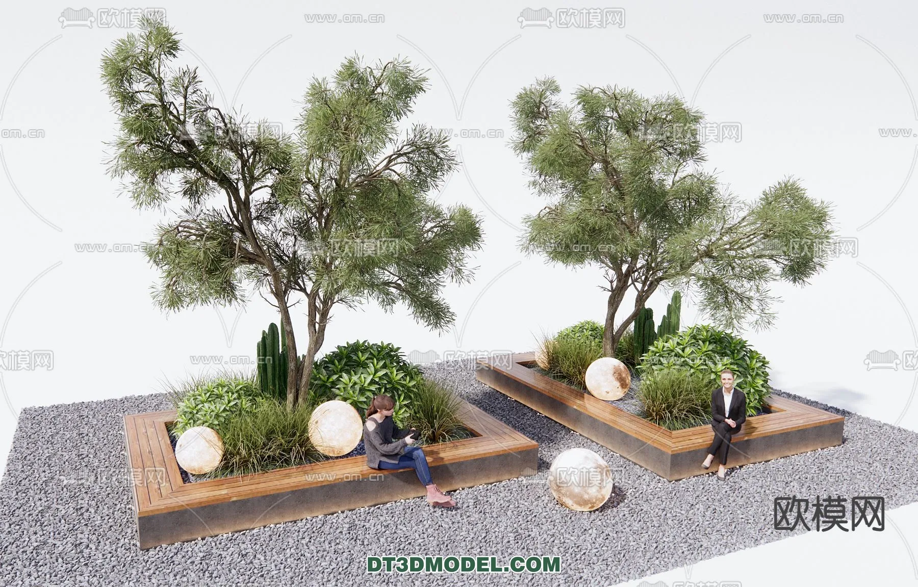 GARDEN DECOR - VRAY / CORONA - 3D MODEL - 3289