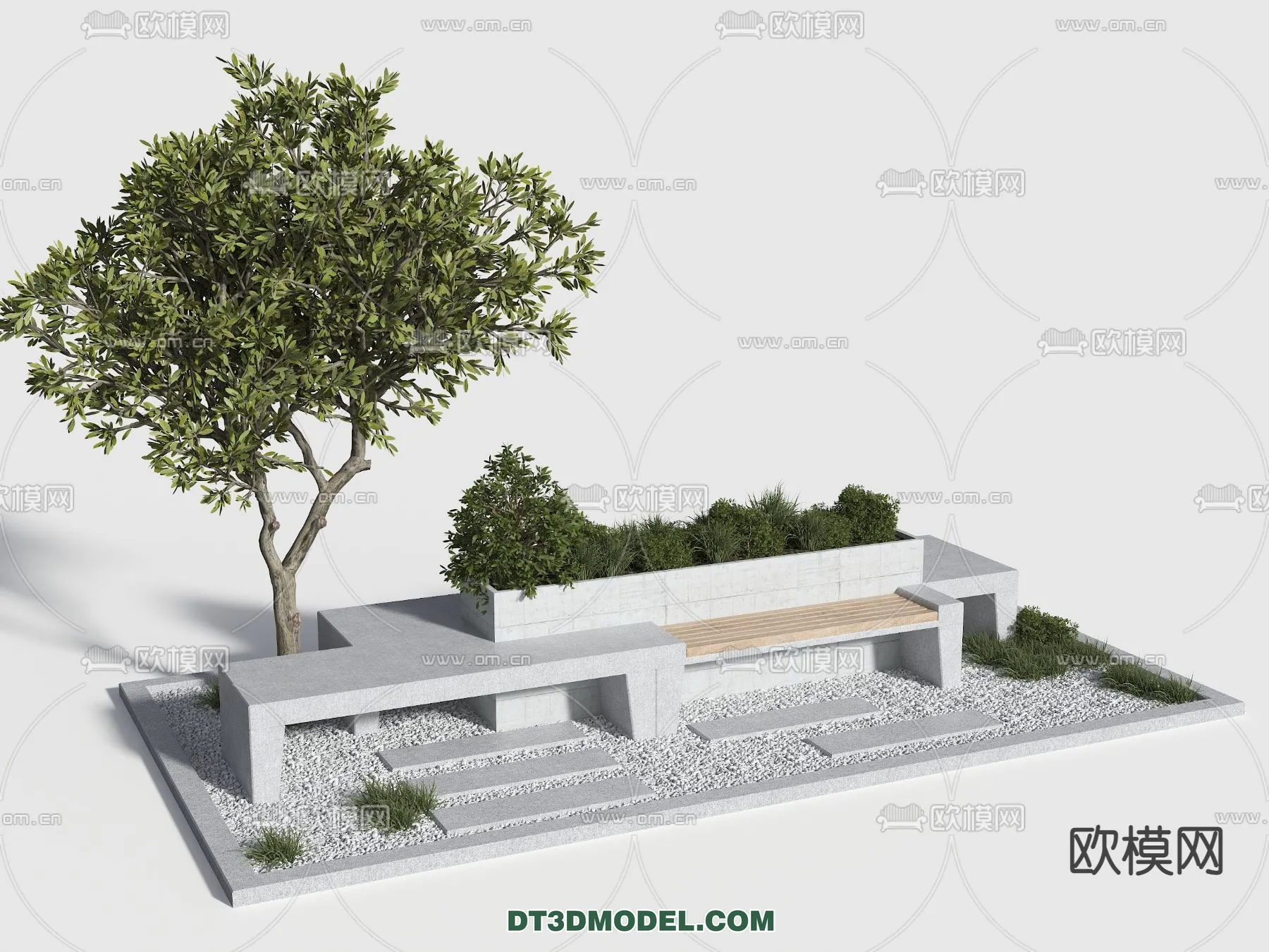 GARDEN DECOR - VRAY / CORONA - 3D MODEL - 3290