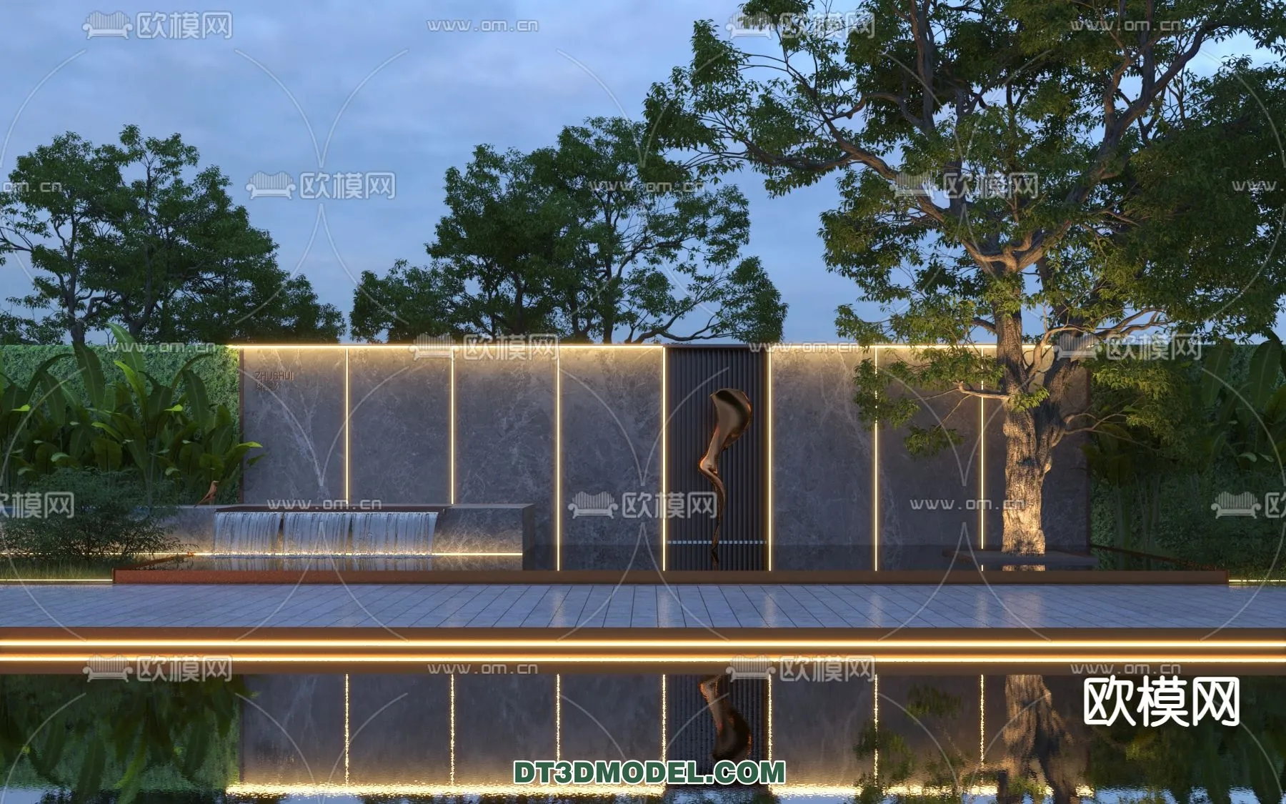 GARDEN DECOR - VRAY / CORONA - 3D MODEL - 3296