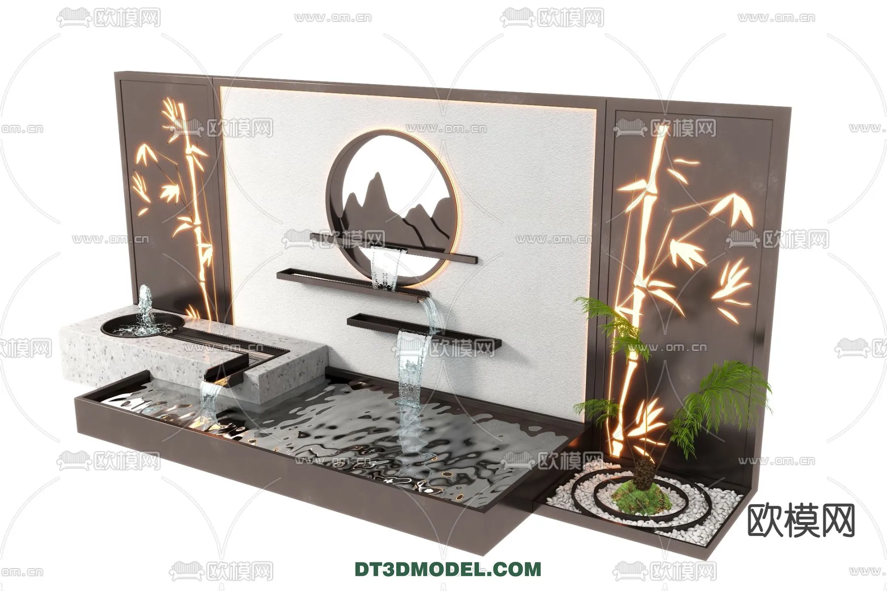 GARDEN DECOR - VRAY / CORONA - 3D MODEL - 3298