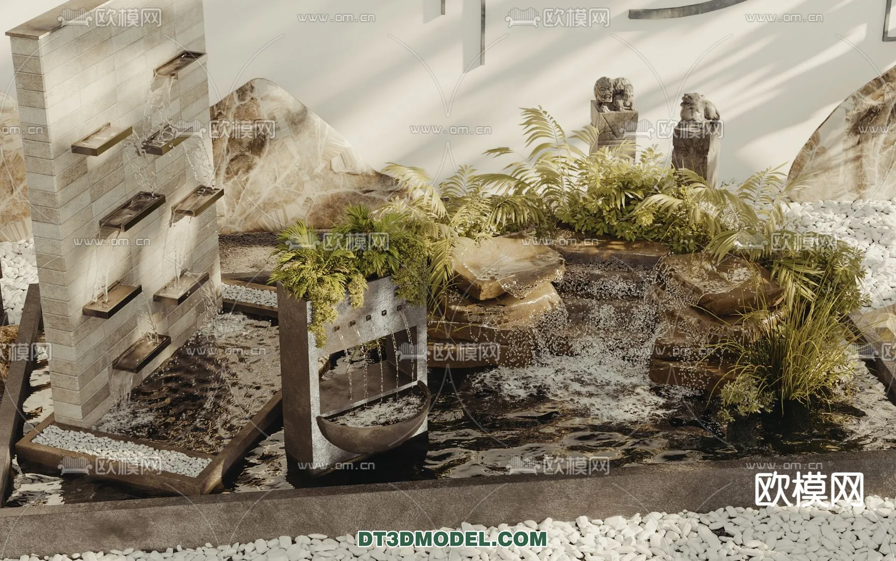 GARDEN DECOR - VRAY / CORONA - 3D MODEL - 3307