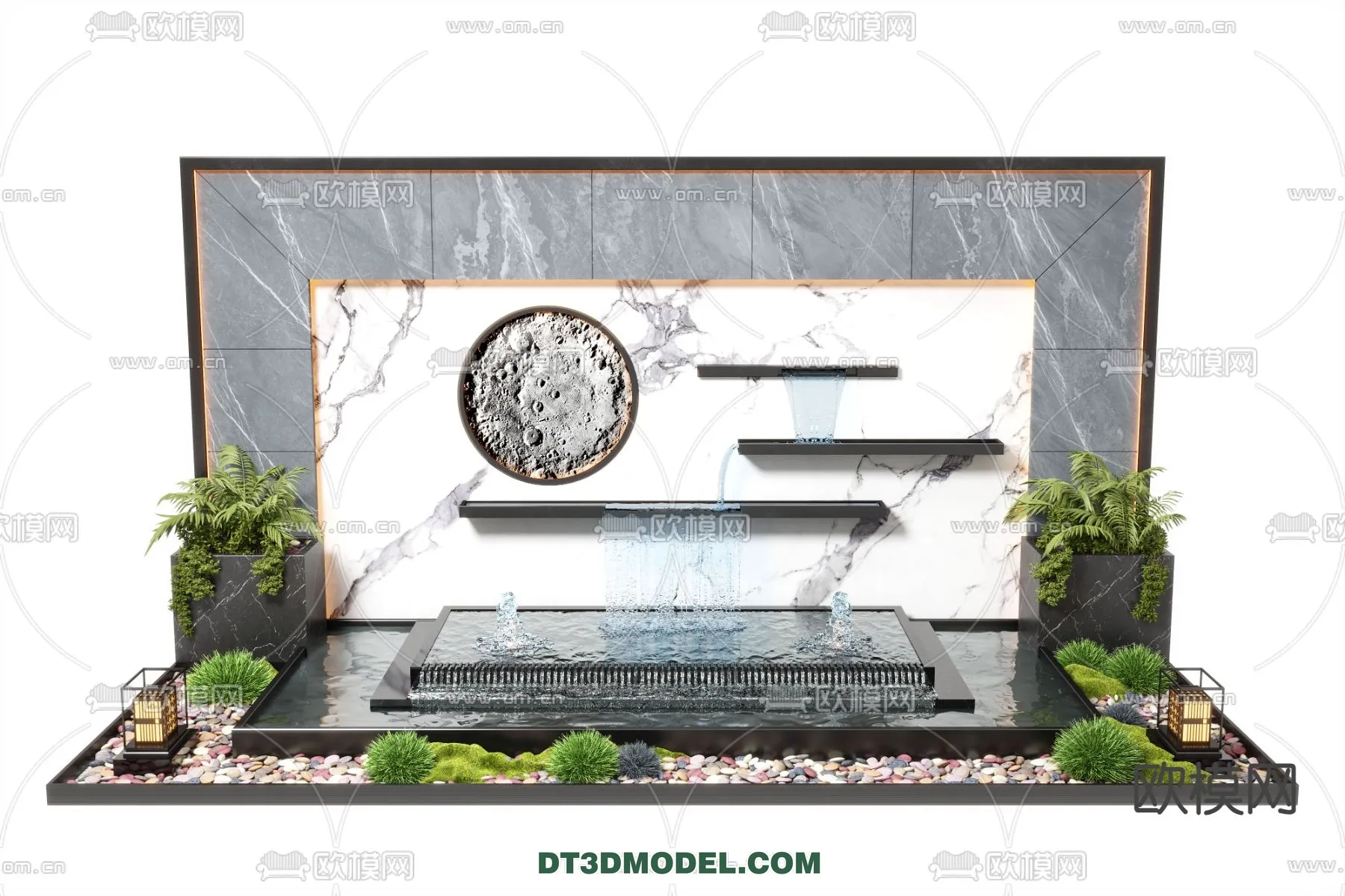 GARDEN DECOR - VRAY / CORONA - 3D MODEL - 3308