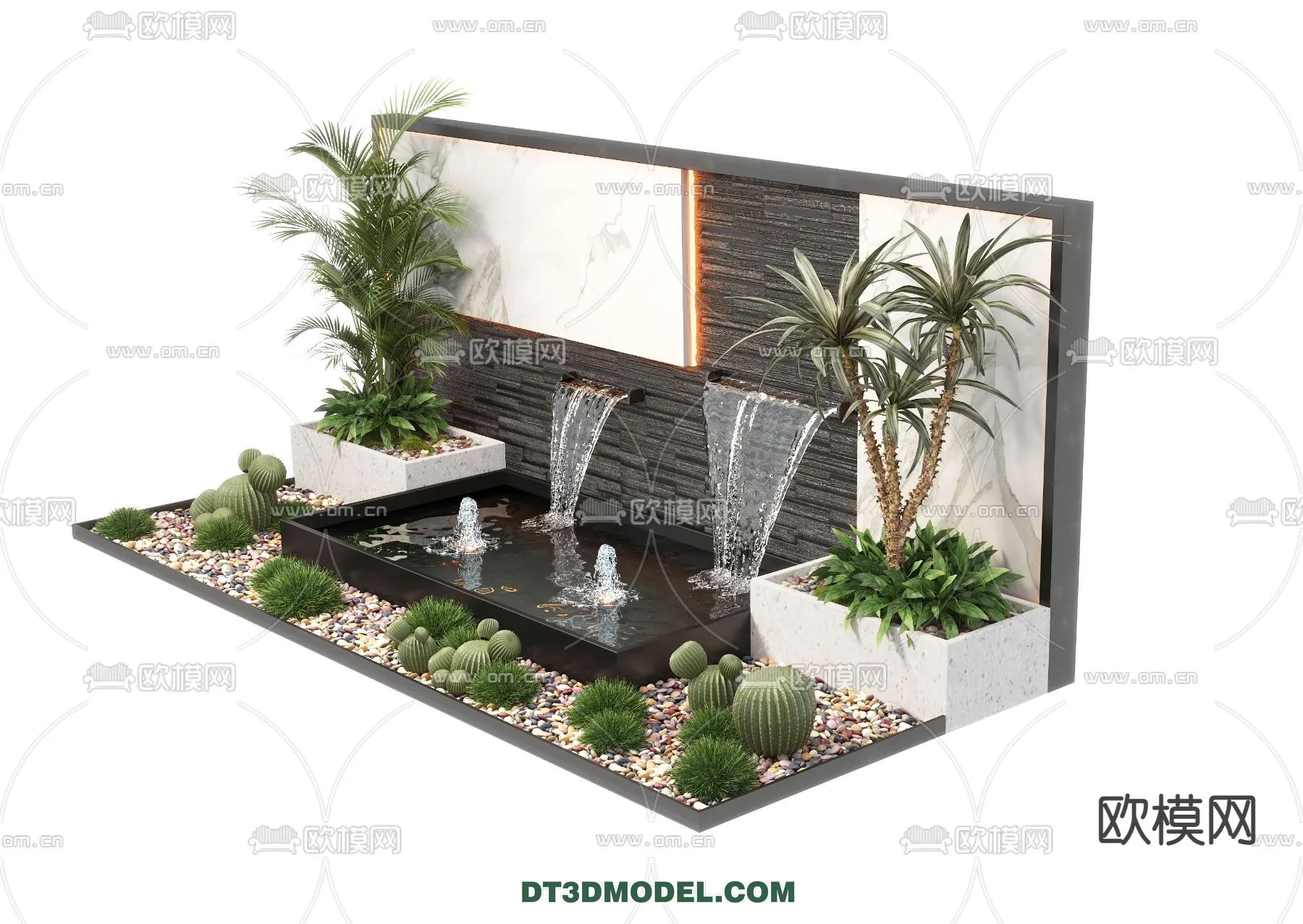 GARDEN DECOR - VRAY / CORONA - 3D MODEL - 3314