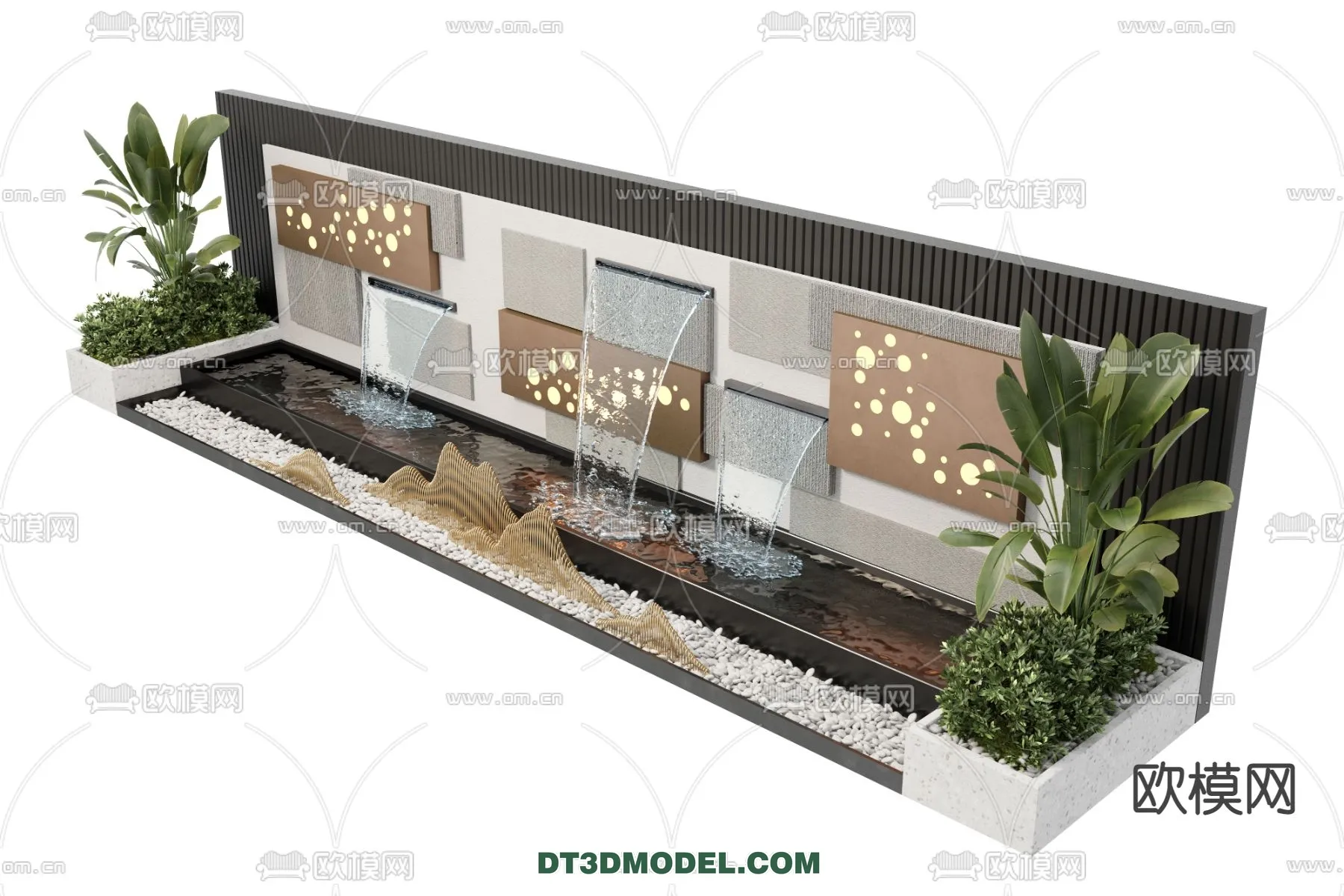 GARDEN DECOR - VRAY / CORONA - 3D MODEL - 3316