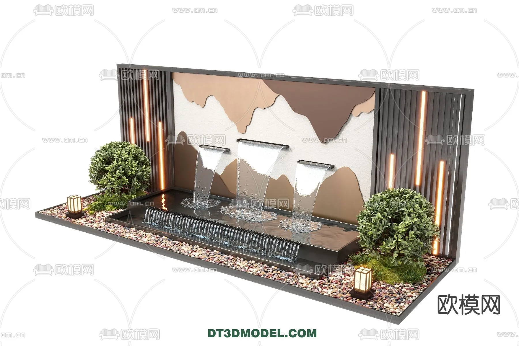 GARDEN DECOR - VRAY / CORONA - 3D MODEL - 3322