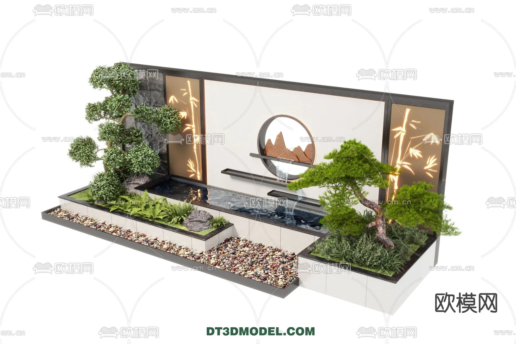 GARDEN DECOR - VRAY / CORONA - 3D MODEL - 3324
