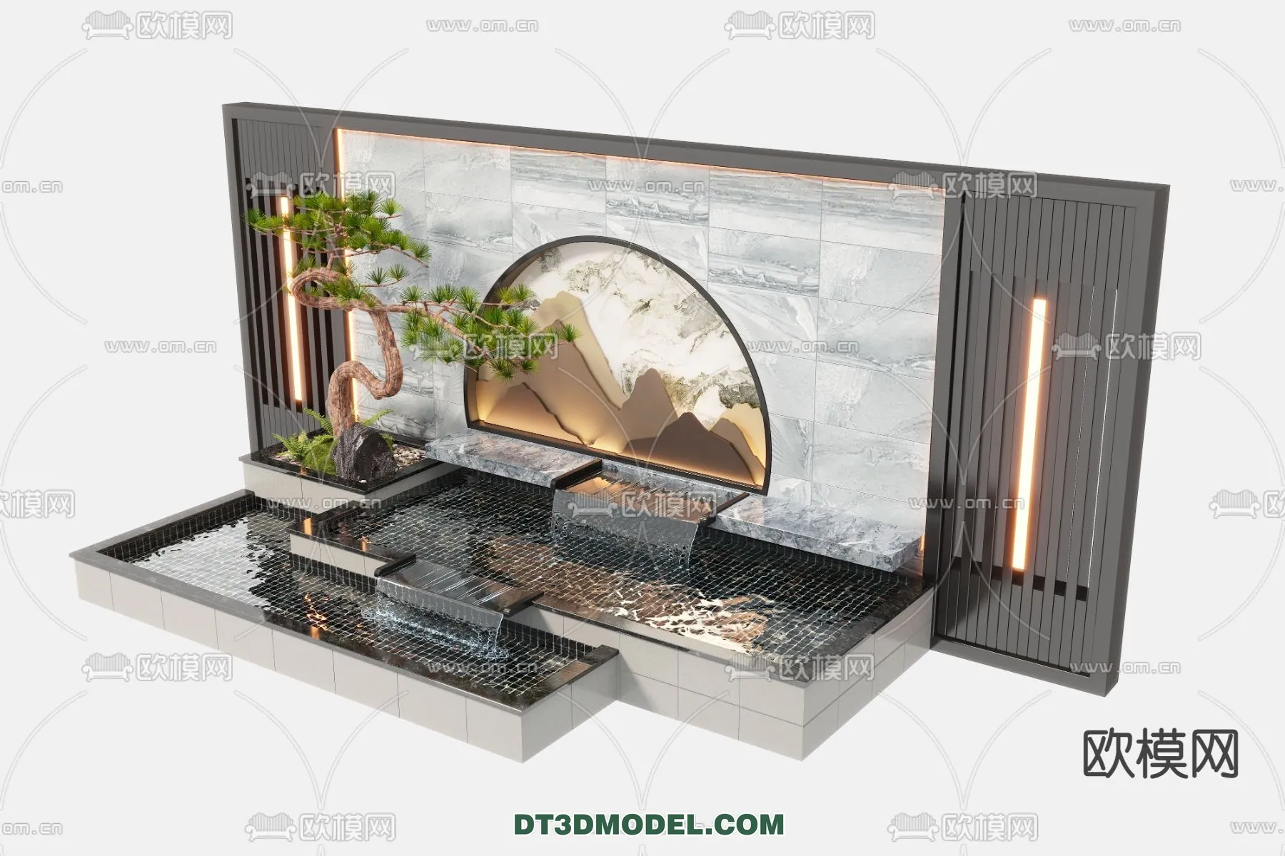 GARDEN DECOR - VRAY / CORONA - 3D MODEL - 3327