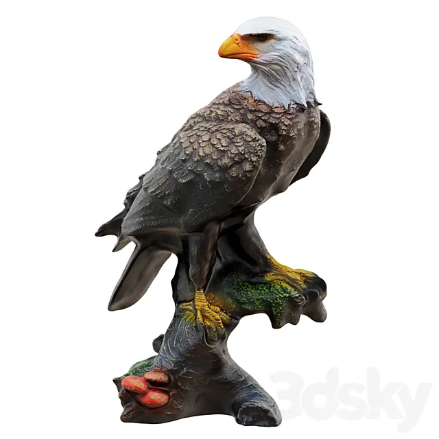 Garden eagle figurine 3DModel
