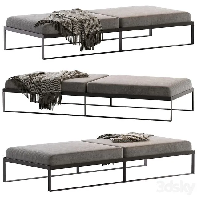 Garden Easy Daybed 3D Model