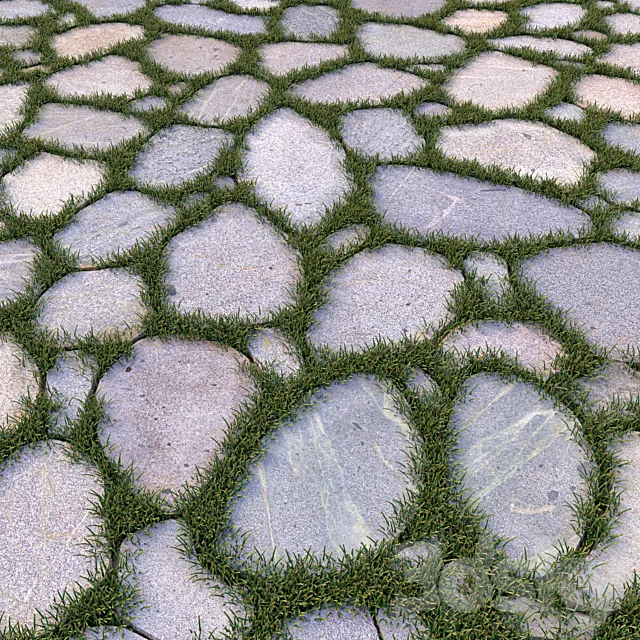 Garden floor 3D Model