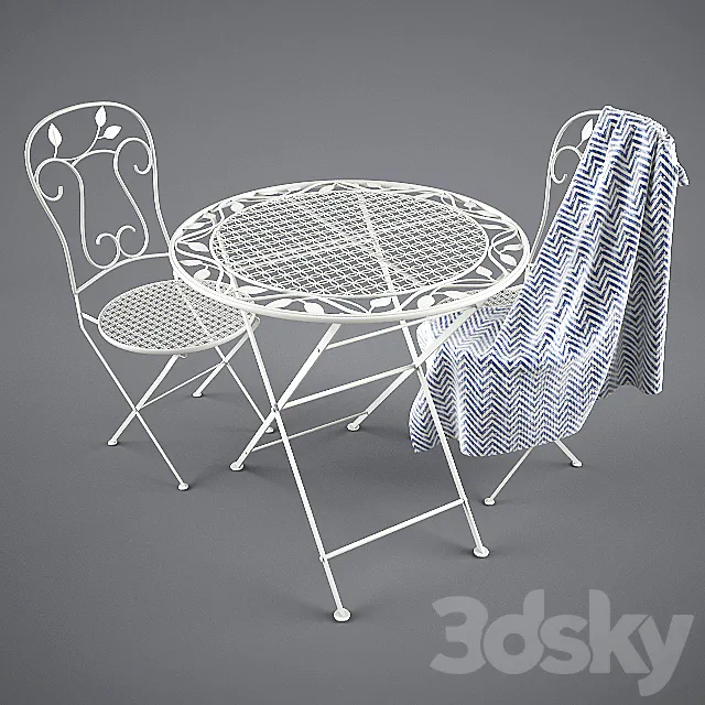 Garden Furniture 3D Model