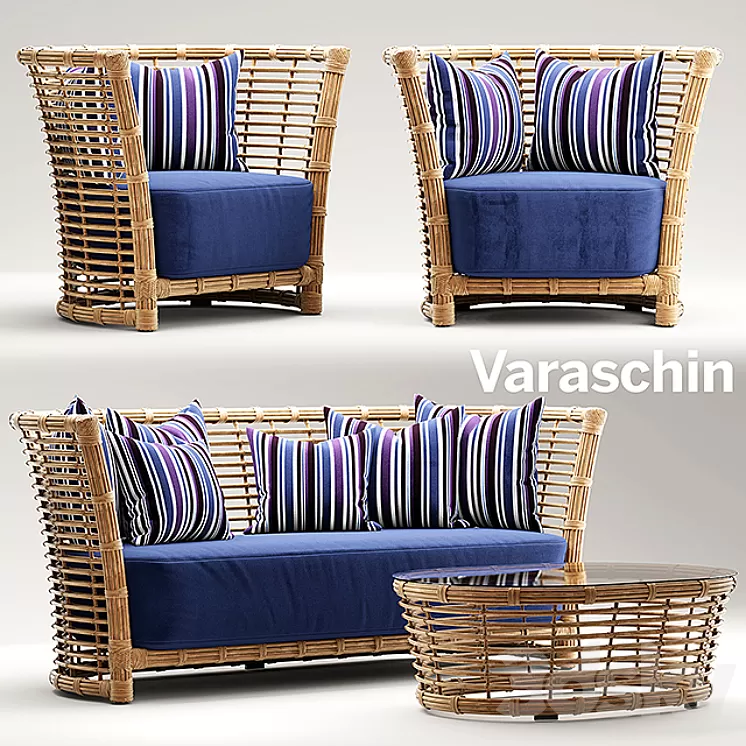 Garden furniture varaschin tonkino 3D Model