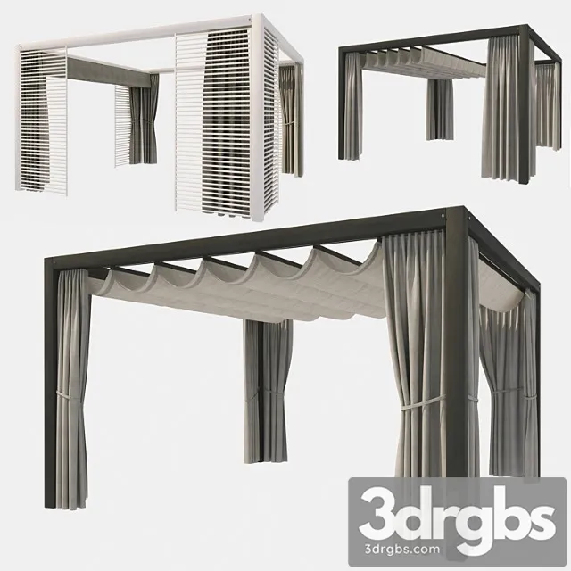 Garden Gazebo Unosider Mood Ype 3D Model Free