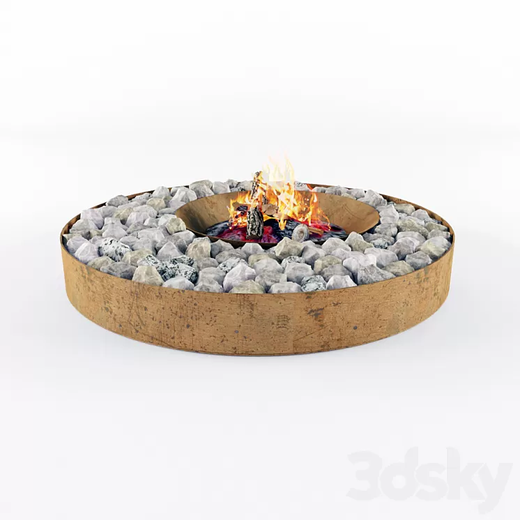Garden hearth