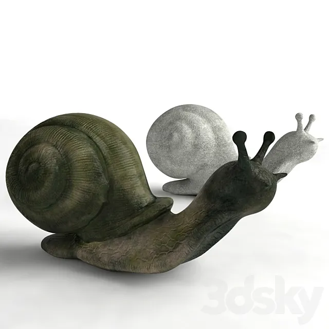 Garden sculpture “Snail” 3D Model