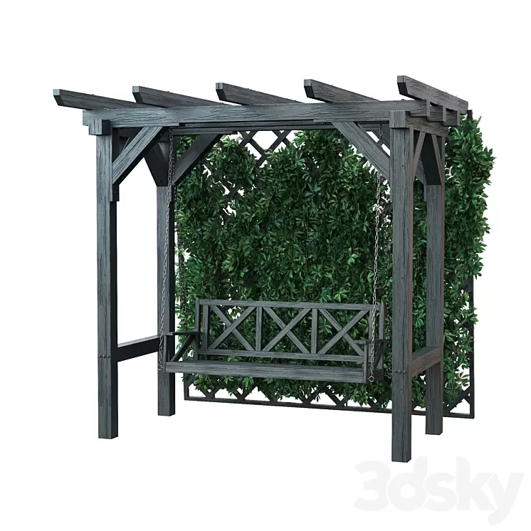 Garden swing 3D Model