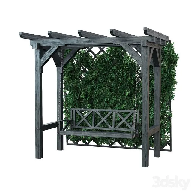 Garden swing 3D Model