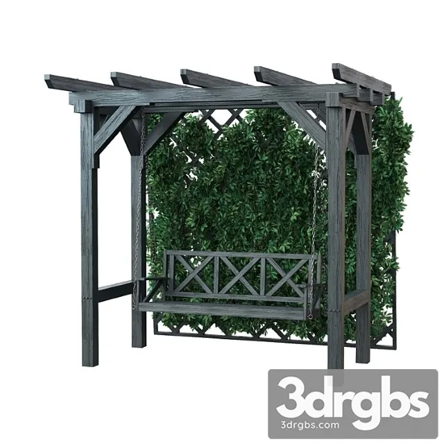 Garden Swing 4 3D Model Download