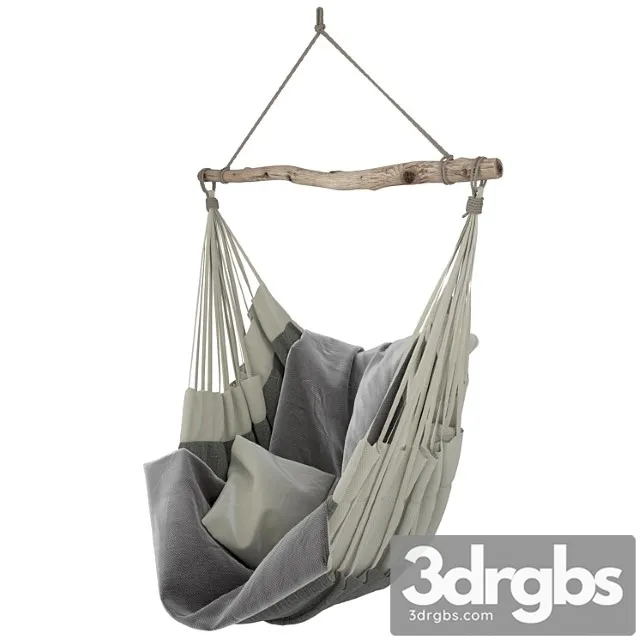 Garden swing-bean bag chair 2 3D Model Free