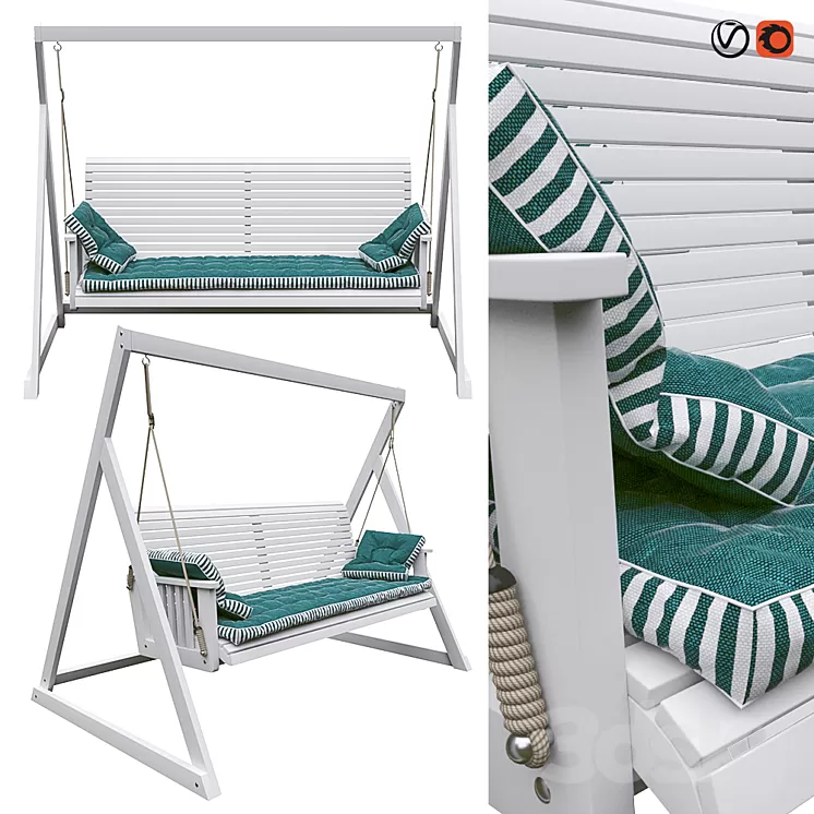 Garden Swing Emma 3D Model