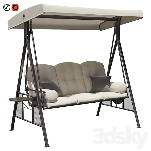 Garden Swing Garden Way Z003 3D Model