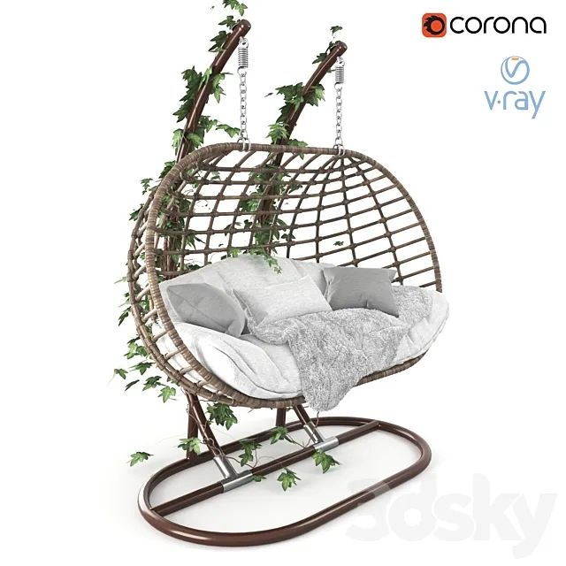 Garden swing hanging 